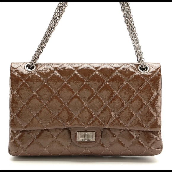 CHANEL Handbags - Chanel 2.55 Reissue Double Flap in Quilted Brown